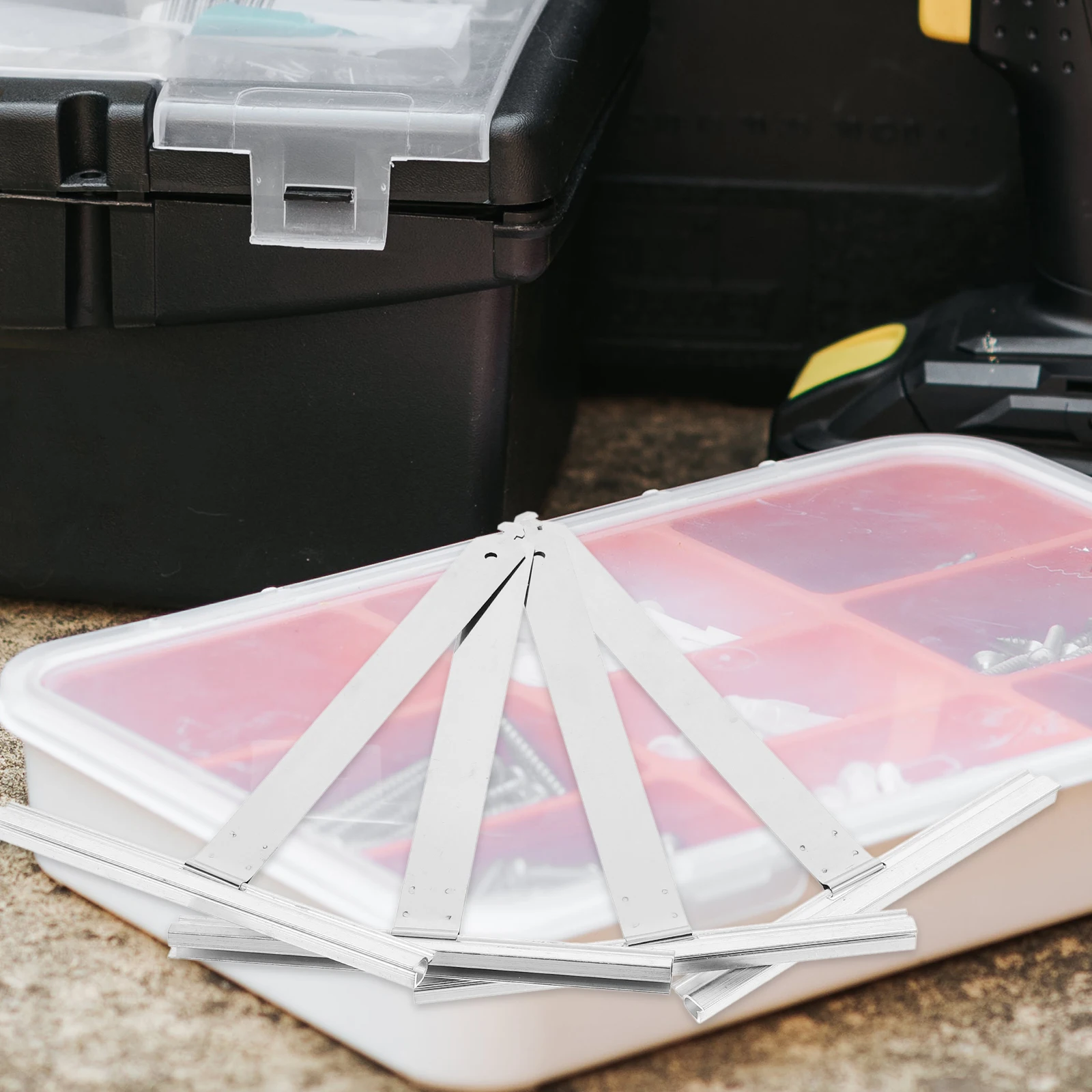 

4pcs Aluminum Alloy Blinds Accessories Durable Roller Shutter Parts Repair Window Curtains Hardware Spring Suspension Long