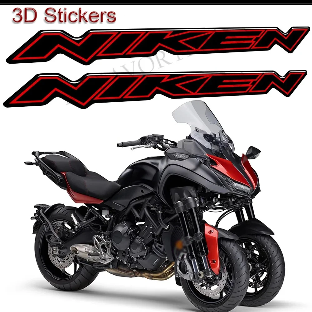 Motorcycle 3D Stickers Decal Side Panel Protector Fairing Tank Pad Emblem Logo For YAMAHA NIKEN GT