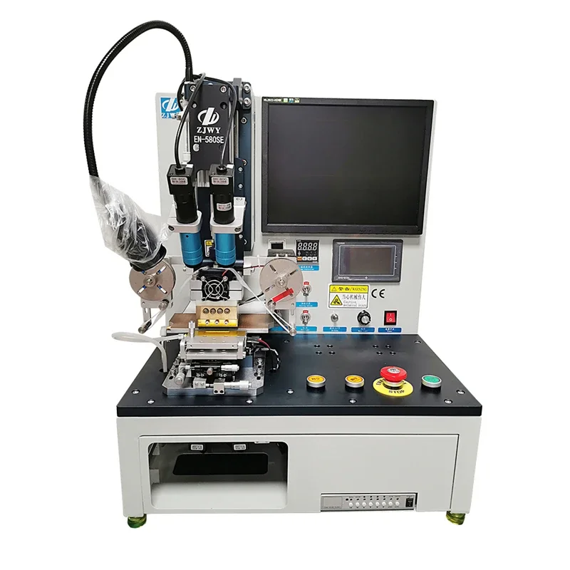 LYBGA Bonding Machine Four Cameras Desktop TAB COG COF COP ACF LCD Repair Type Constant Heating Mobile Phone