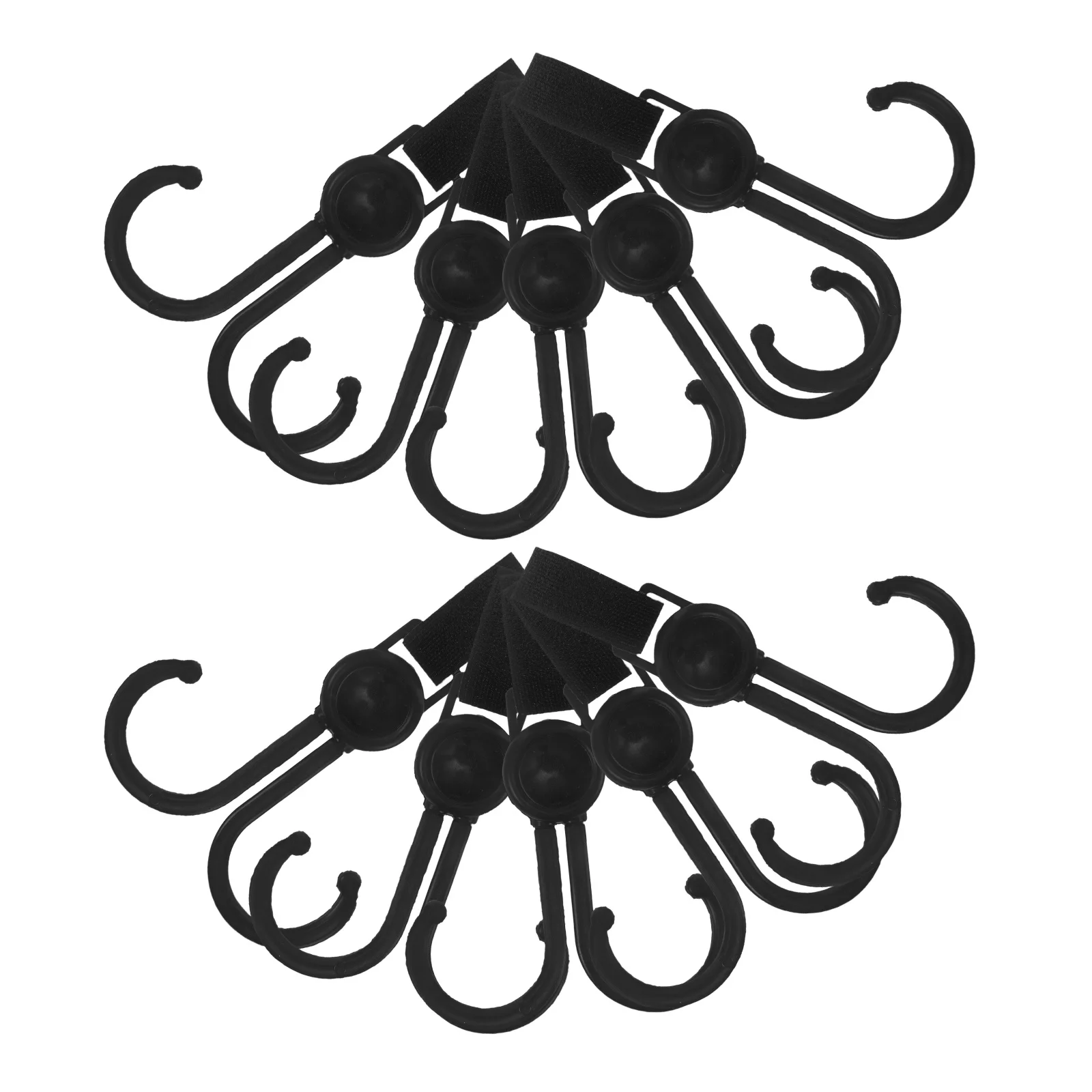 

10pcs Strong Load bearing Hooks Stroller Shopping Trolley Universal Durable Plastic Practical Hanger Bag Supermarket