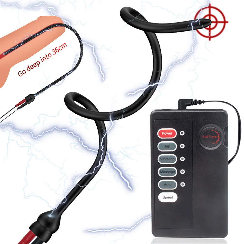 تحفيز عين الحصان إدراج القسطرة محفز الإحليل صدمة كهربائية قسطرة الإحليل موسع الجنس لعب الكبار للرجال مثلي الجنس