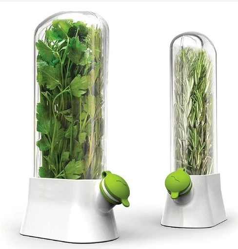 Vanilla vegetable crisper anti-crushing environmental protection crisper creative coriander crisper cup