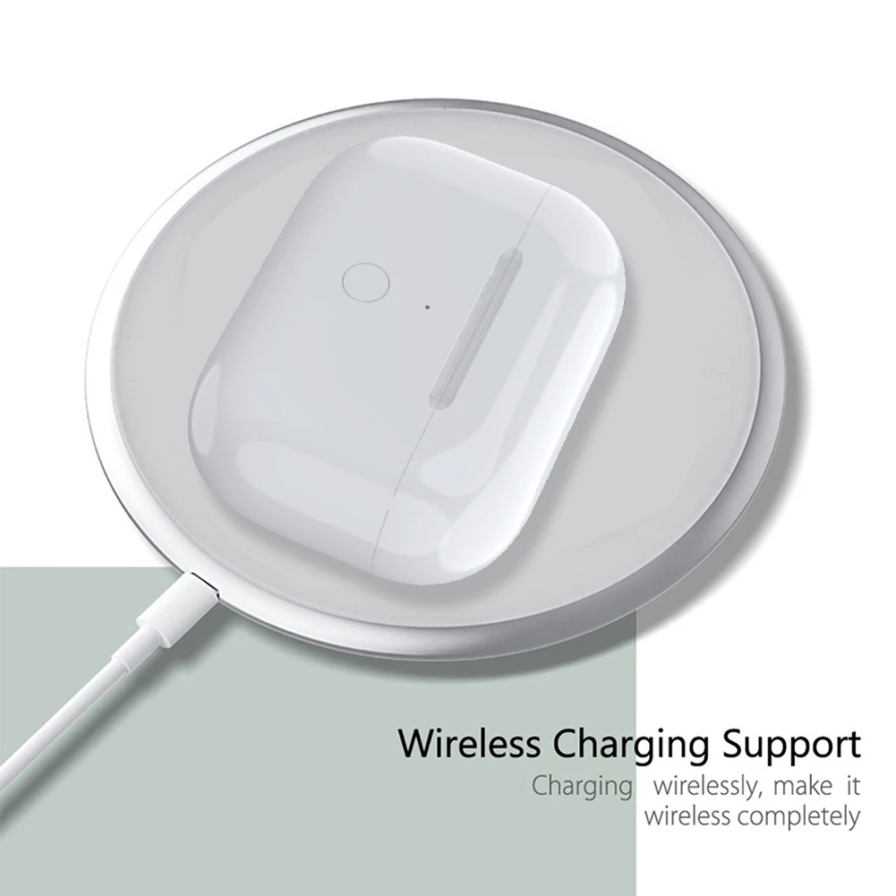 Wireless Charging Box for Airpods Pro 2 2022 Headset Charging Compartment LED Light Display Bluetooth Earphone Charger Box