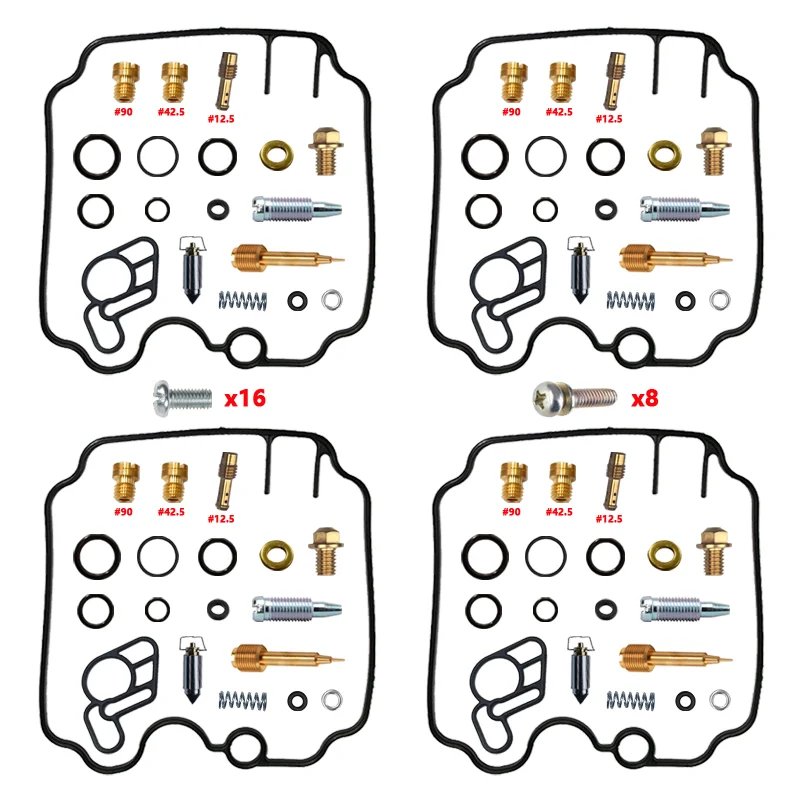 FZX250 Zeal 3YX1 3YX2 1991 1992 طقم تصليح المكربن FZX 250 طقم إعادة بناء تعويم الحجاب الحاجز #5