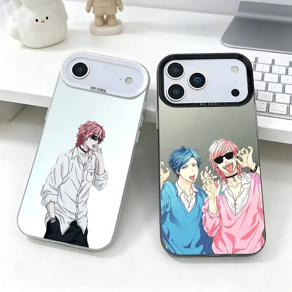 Yarichin Club Ayato Yuri  Phone Case For iPhone 17,16,15,14,13,12,11 Plus,Pro Max,XS,Colorful Silver Cover