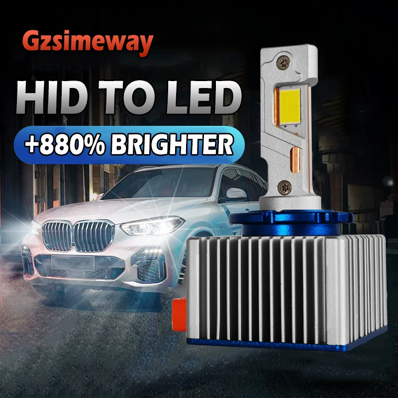 

D1S D3S LED Headlight Canbus 70W 90000LM D2S D4S D5S D8S Auto Bulbs 30PCS 9570 CSP Chips 6000K D1R D3R Car Lamp Xenon HID 6000K