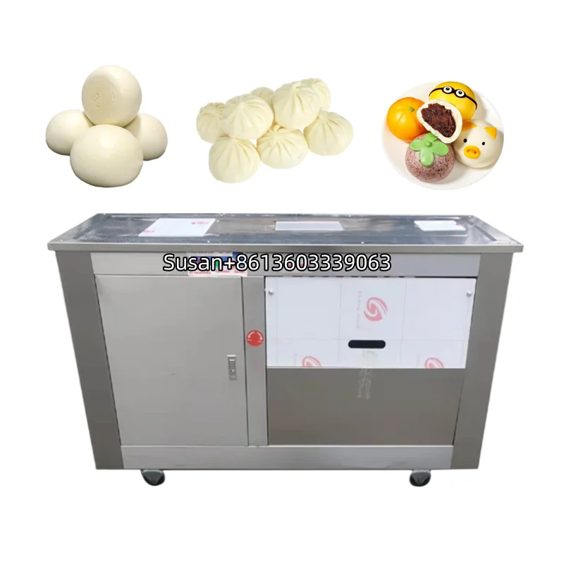 المهنية التجارية التلقائي على البخار كعكة صانع الخبز ماكينة مقسم العجين آلة تقريب آلة تشكيل الخبز