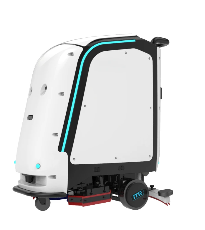 25ah/38.4v Commercial Wet and Dry Cleaning Robots Identification Floor Robot