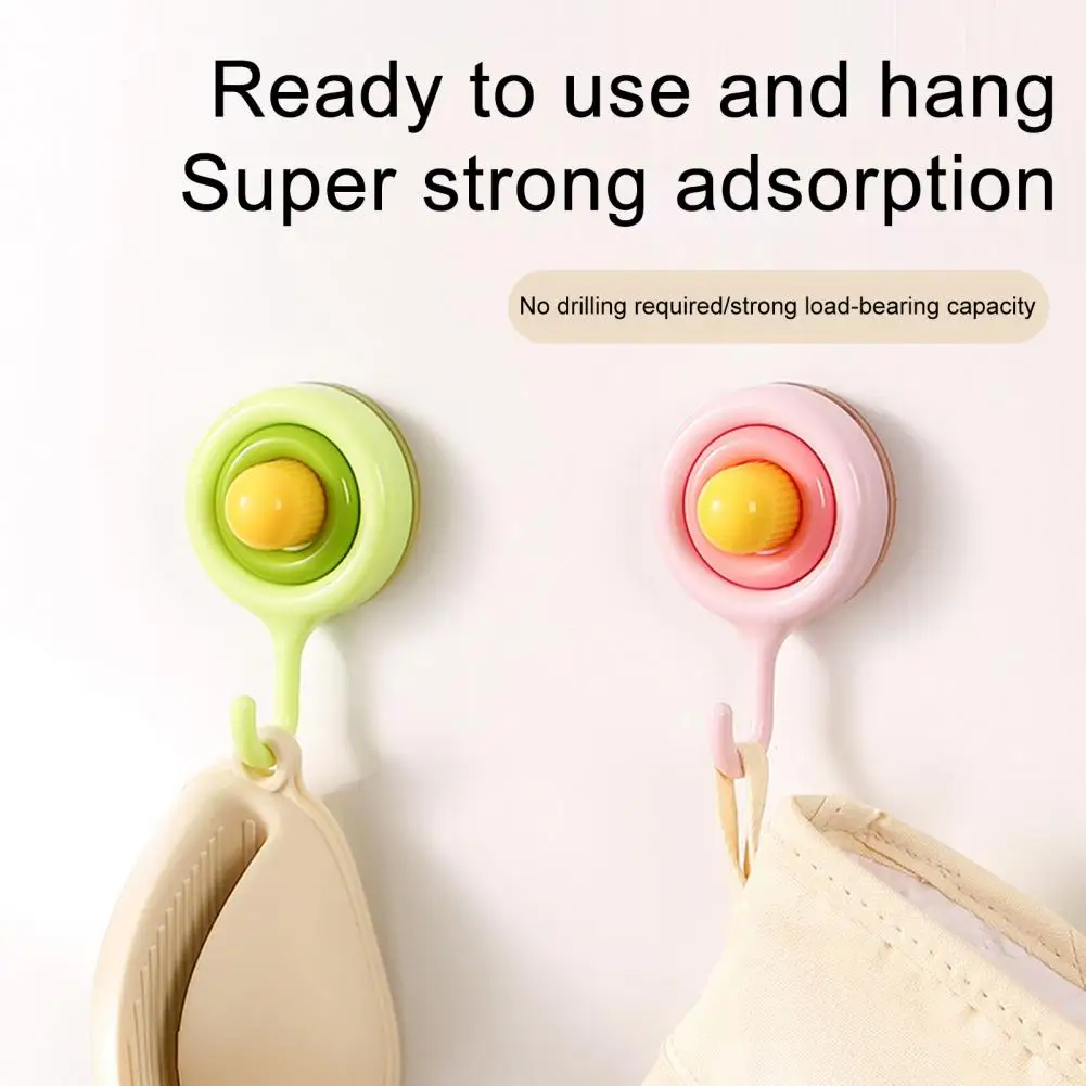 Strong Load Bearing Hook Suction Cup Wall Hook Set Removable Waterproof Bathroom Hanger Multi-purpose Kitchen for Clothes