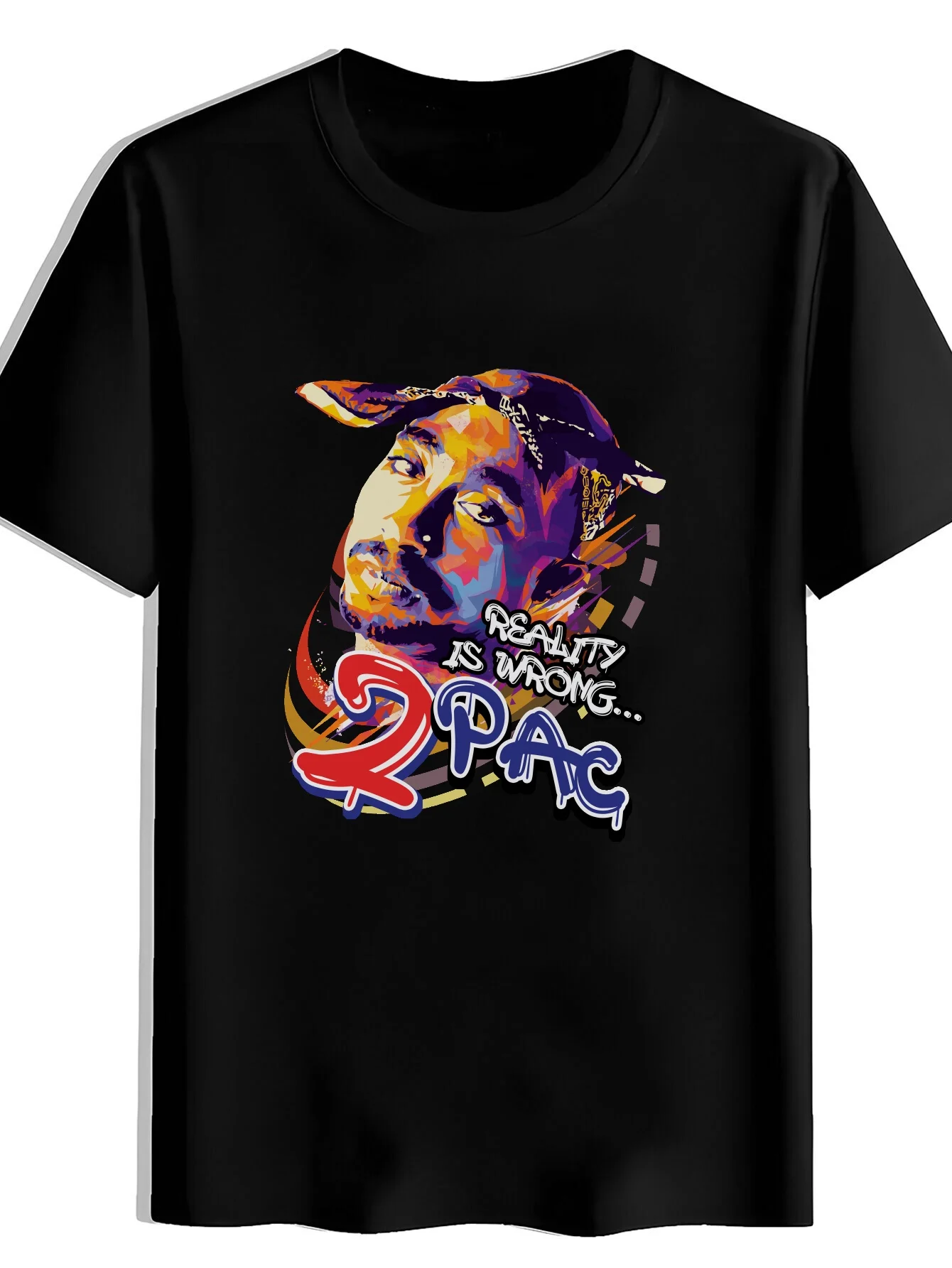 Male Fashion Relax Fit Cool Pattern Graphic100%cottonMen's Graphic T-Shirt- 