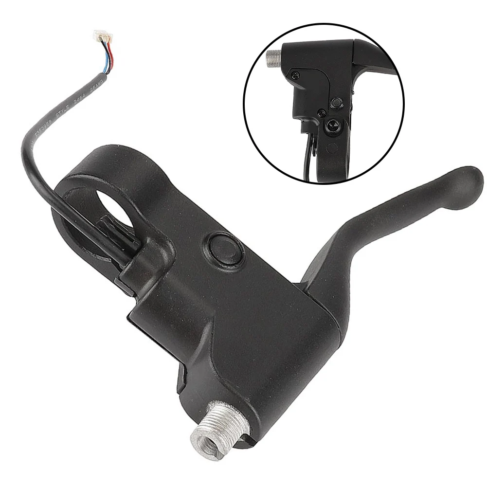 

Brake Handle Left Brake Lever 15x9x2cm Aluminum Alloy Black Electric Scooter Replacement High Strength Lightweight High Quality