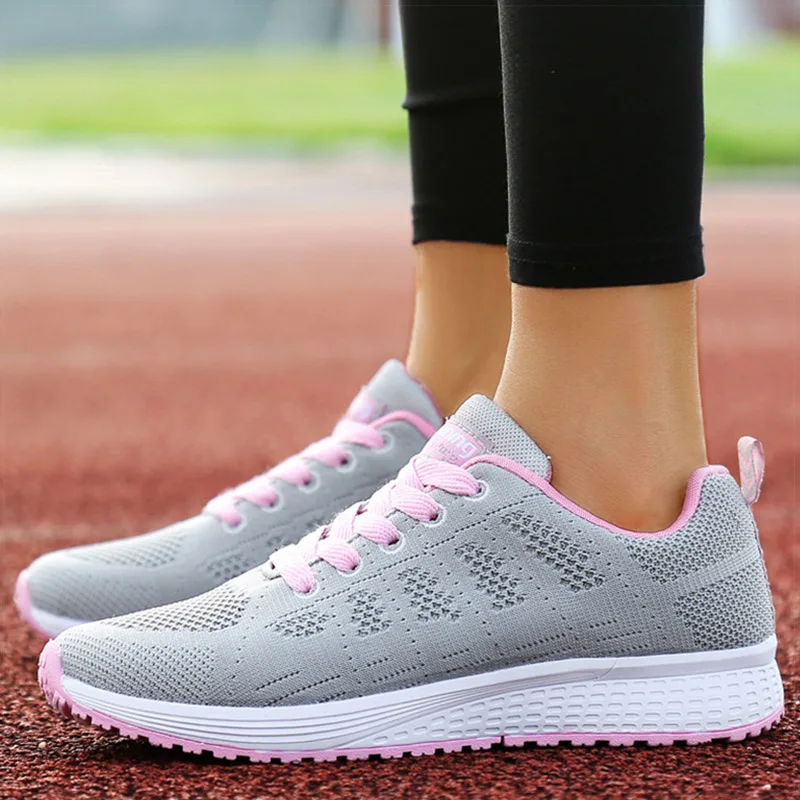 Women\'s Sneakers White Shoes For Women Sport Sneaker Breathe Shoes Sports Tennis Lady Athletic Shoe Sneakers Casual Shoes Female