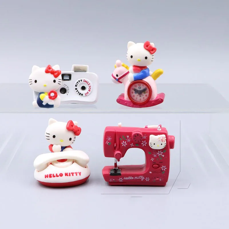 

Anime Sanrio Mini Children Toy Q Version Figure Doll Toy Action Model Car Decoration Children Gift