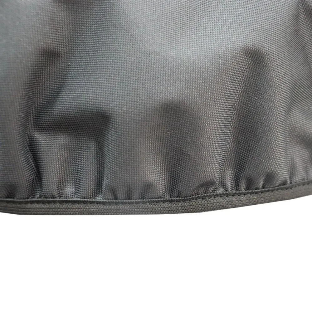 

600D Оксфордский чехол для костра, водонепроницаемый эластичный защитный чехол для края, черный устойчивый к атмосферным воздействиям чехол для уличного камина