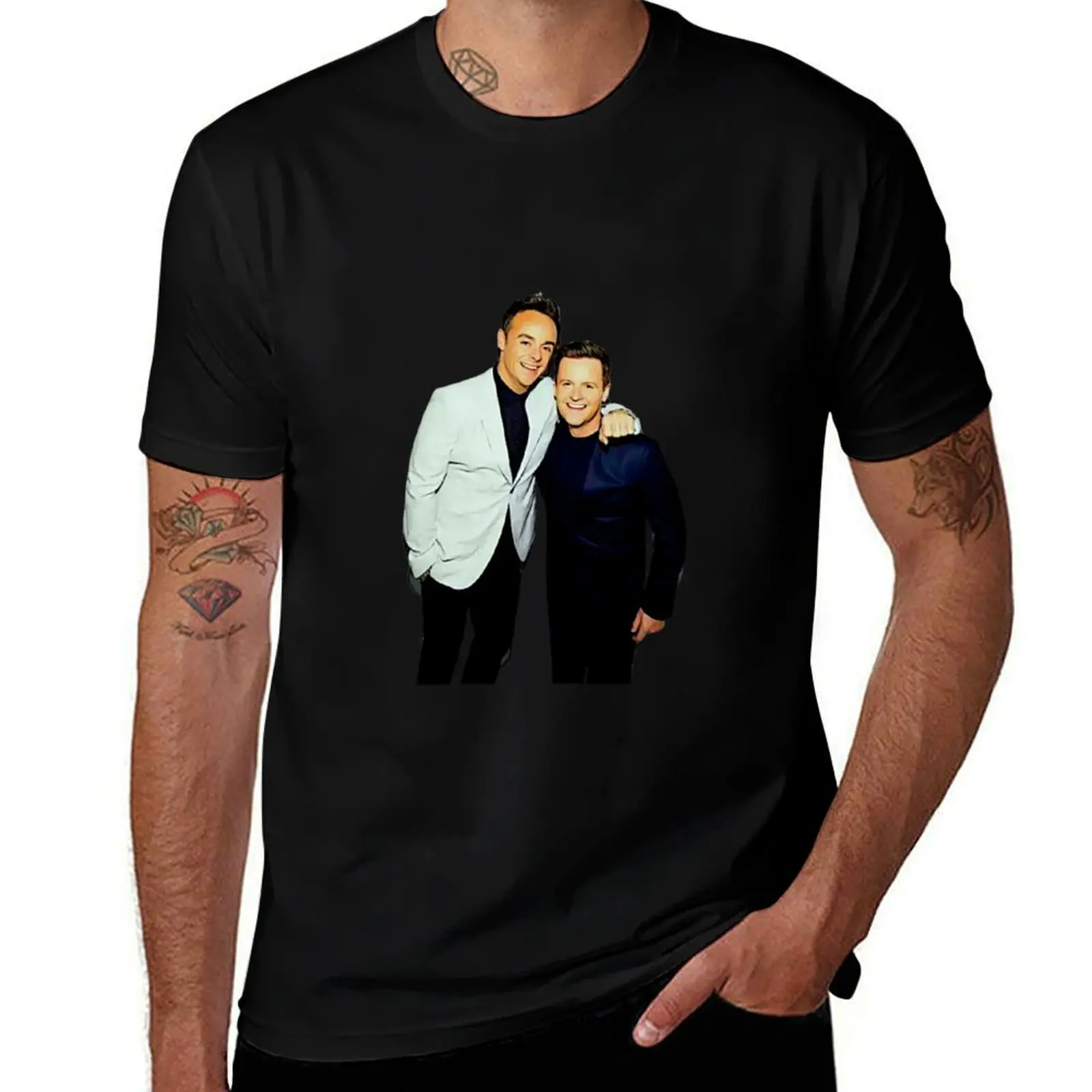 

Ant and Dec [2] T-Shirt Art Pattern Printed Casual Top