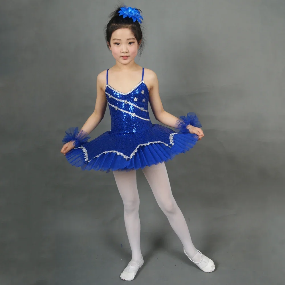 

Новая детская танцевальная юбка «Маленький лебедь», балетное платье-пачка, юбка принцессы, костюм для девочек, танцевальная группа, тренировочная юбка