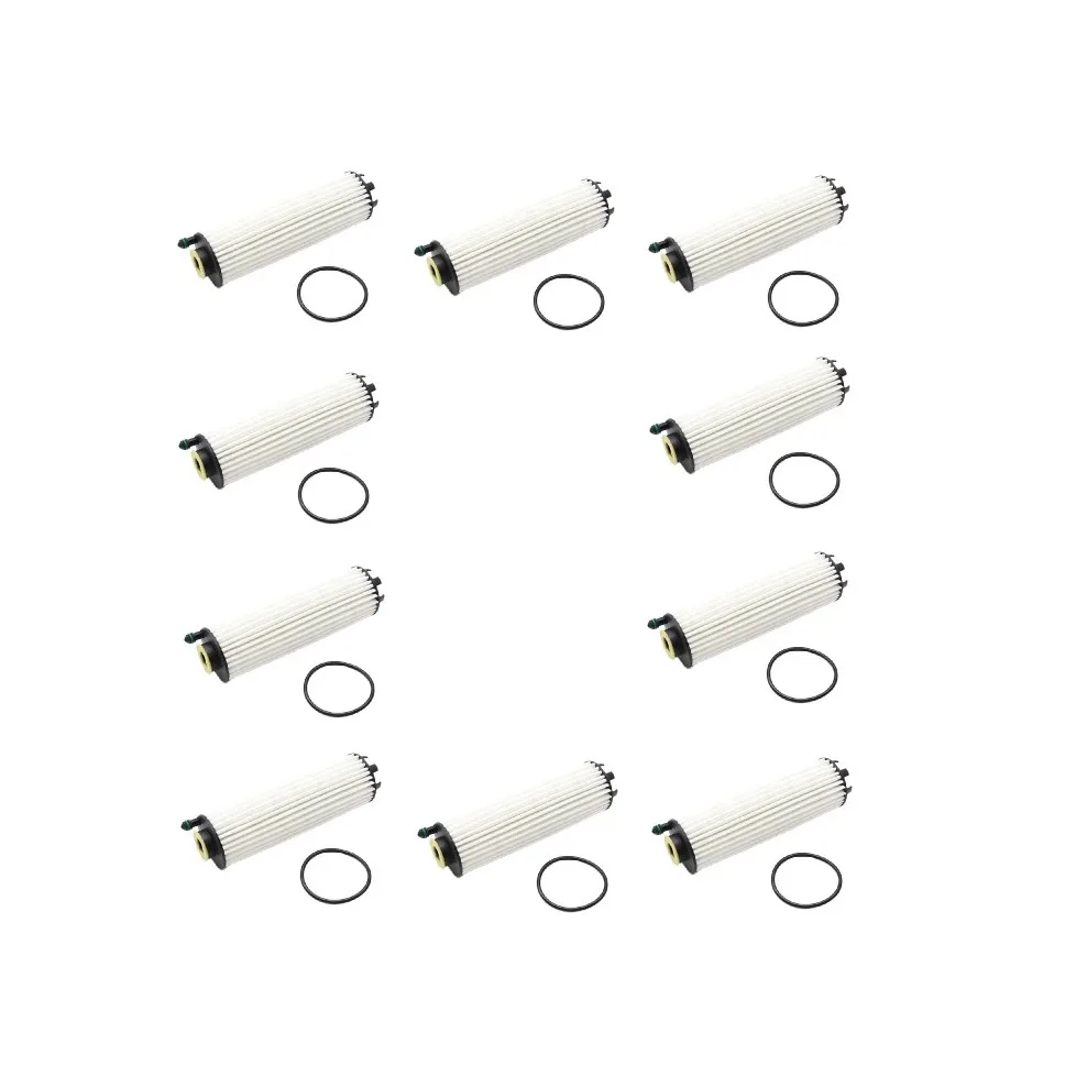 

10PCS Oil Filter For Mercedes Benz W206 W214 X254 C180 C200 C300 e CLE E180 E200 E300 GLC200 GLE400 GLS M254 A2541840600