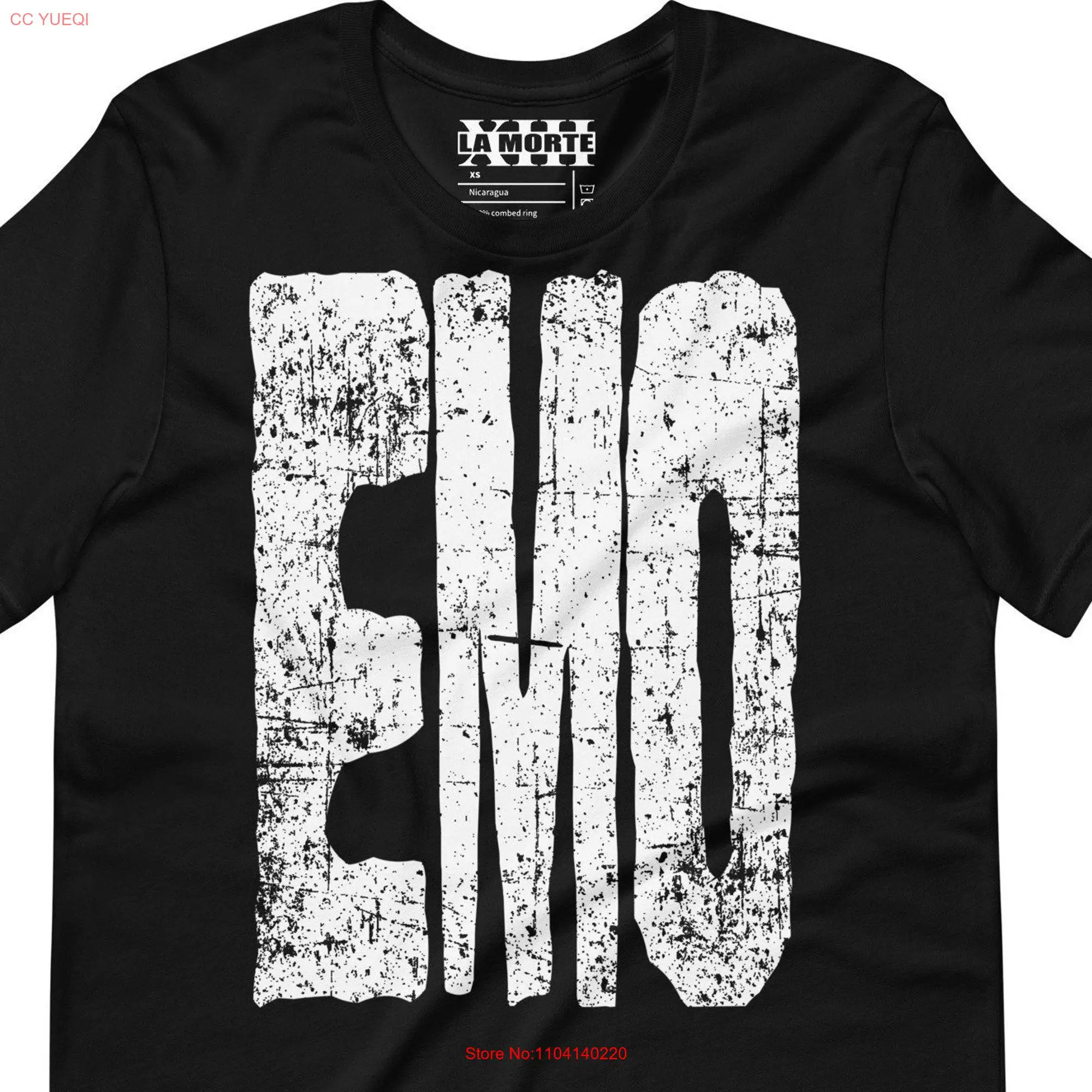 EMO T Shirt La Morte XIII long or short sleeves