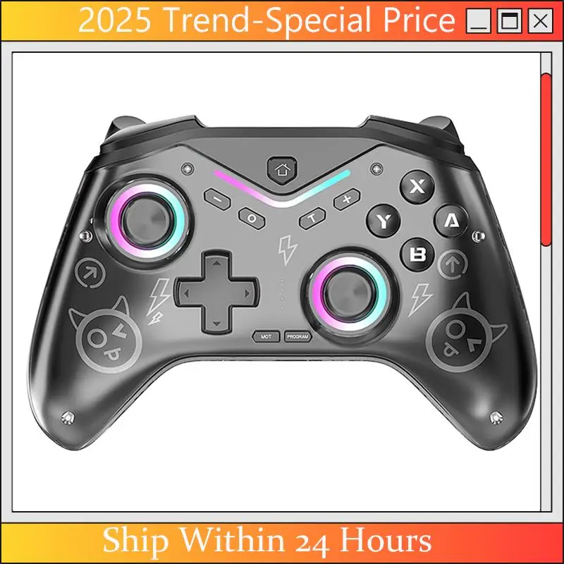 CHYY Top Game Console Wireless Game Controller Programmable Gamepad Hall Joystick Support For Switch/Steam /IOS/Android Easy To - Image 3
