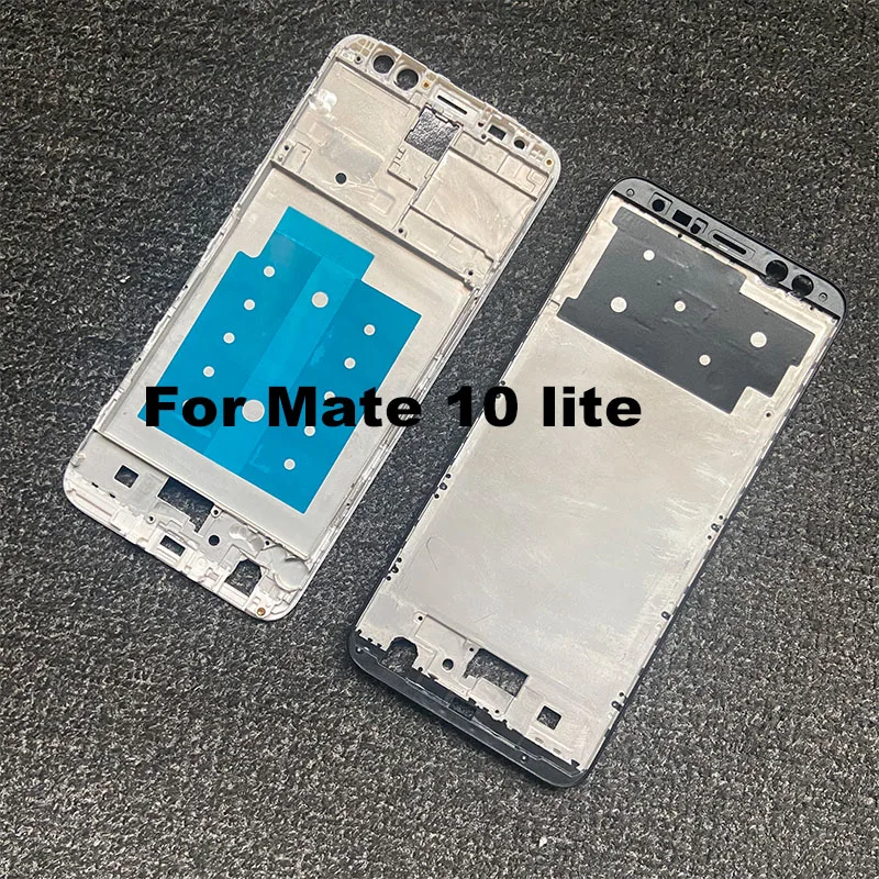 New For Huawei Mate 10 Lite Middle Frame Front Bezel Cover Metal Chassis Housing Back Plate LCD Holder