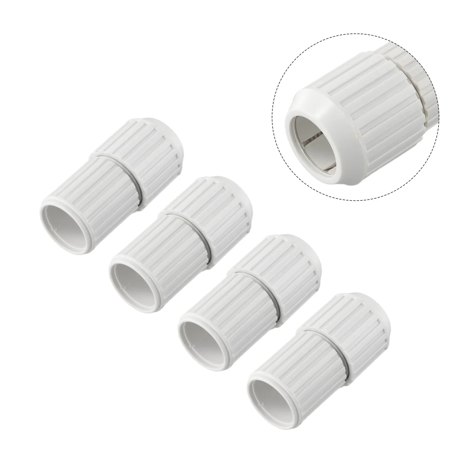 

White Cam Connecting Rod Joint Pool Telescopic Rod Accessories Pool Rod Joint Replacement Parts Pool Equipment Accessories