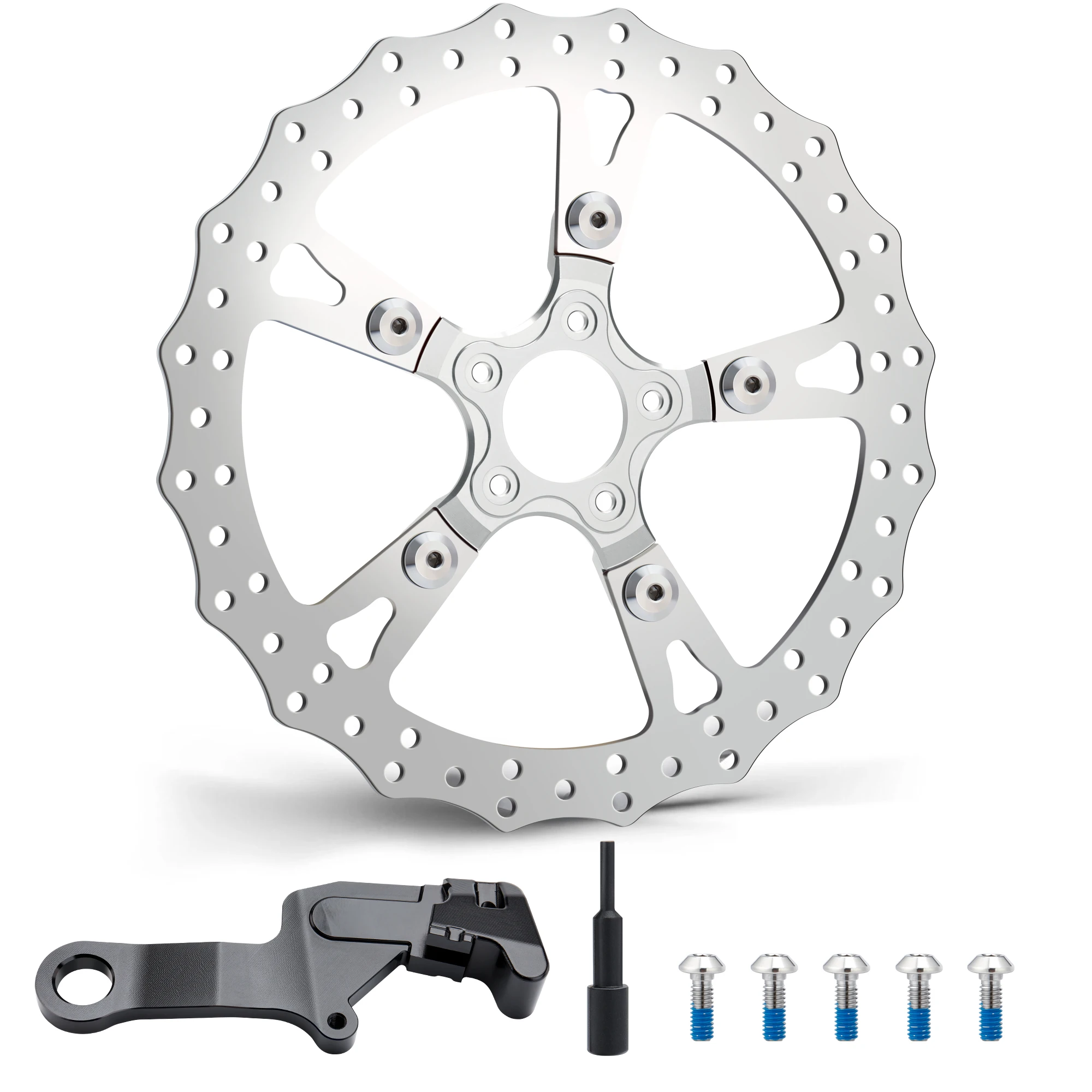 

13" Rear Brake Disc Single Rotors for Harley 2018-2024 Softail Low Rider FXST 114 Street Bob Heritage Classic Breakout Deluxe