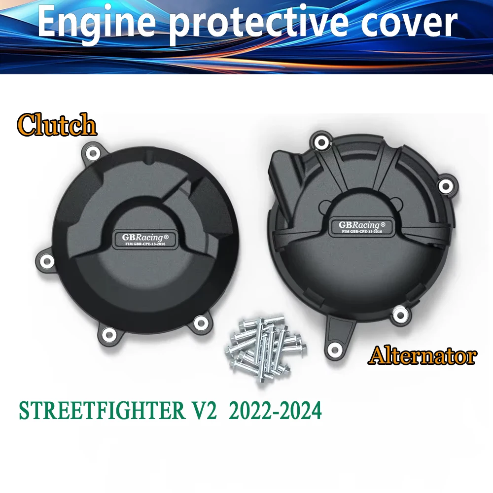 

Motorcycle Engine Cover Protection for DUCATI STREETFIGHTER V2 2022-2024 Fall prevention