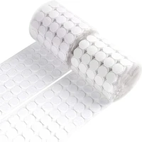 99pairs 10/15/20mm Transparent Sticky Dots Self Adhesive Hook and Loop Fastener Tape Strong Glue Baby Round Coin Tape Sticker 3
