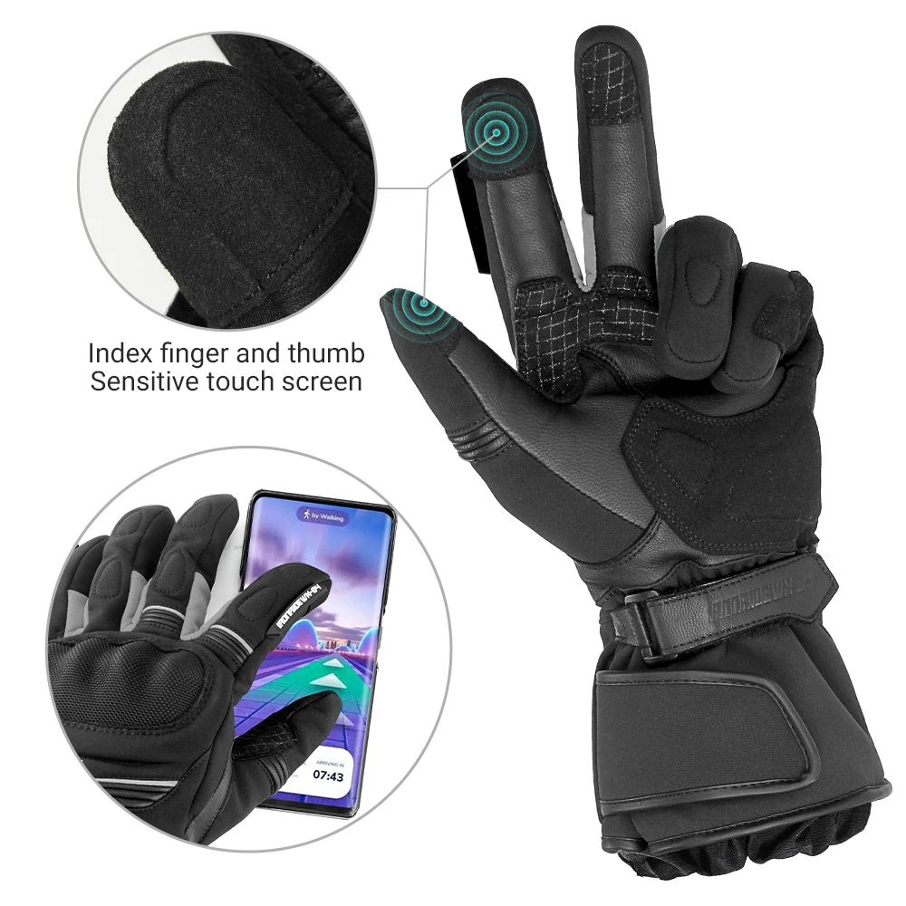 Outdoor Travel Cold Winter Warm Cycling Gloves New Motorcycle Outdoor Commuter Off-Road Gloves Off-Road Riding Motorcycle Gloves