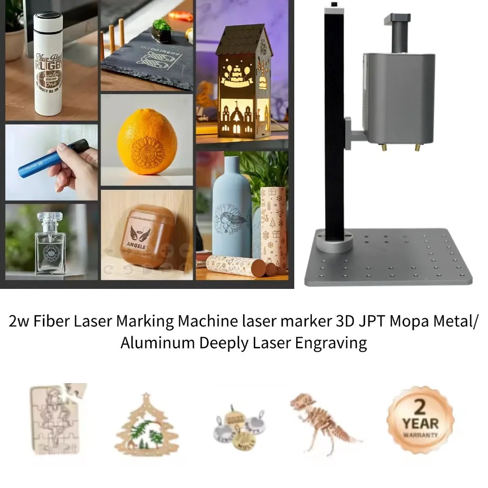 

2w Handheld Fiber Laser Marking Machine 3D laser marking machine JPT Mopa Metal/Aluminum Deeply Laser Engraving