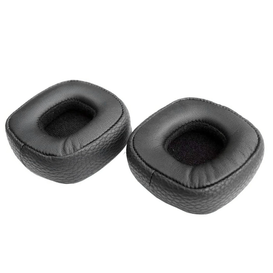 PU Leather Ear Pads Foam Earmuffs Ear Cushion with Clip Replacement for Marshall Major III 3 Headphones Black