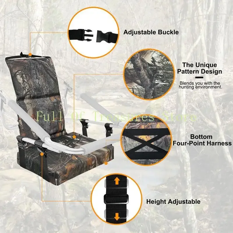 Outdoor camouflage seat cushion tree chair hunting without bracket