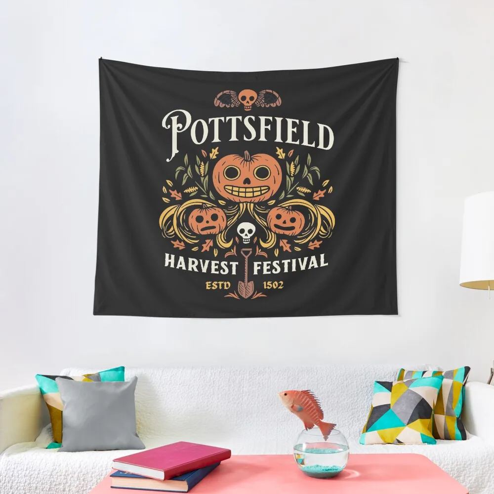 

Pottsfield - Halloween Tapestry Nordic Home Decor Christmas Decoration Custom Decoration Wall Tapestry