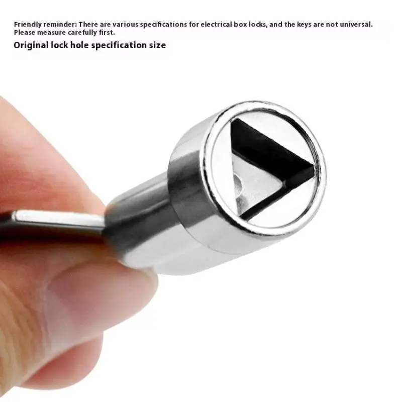 1PC Elevator Door Key Triangular Key Spanner Wrench Universal Triangular Key Socket