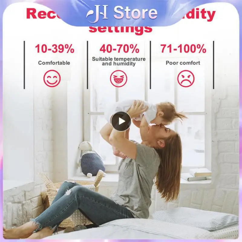 Умный датчик температуры и влажности TUYA WiFi поддерживает Alexa и Google для регулировки температуры и влажности.