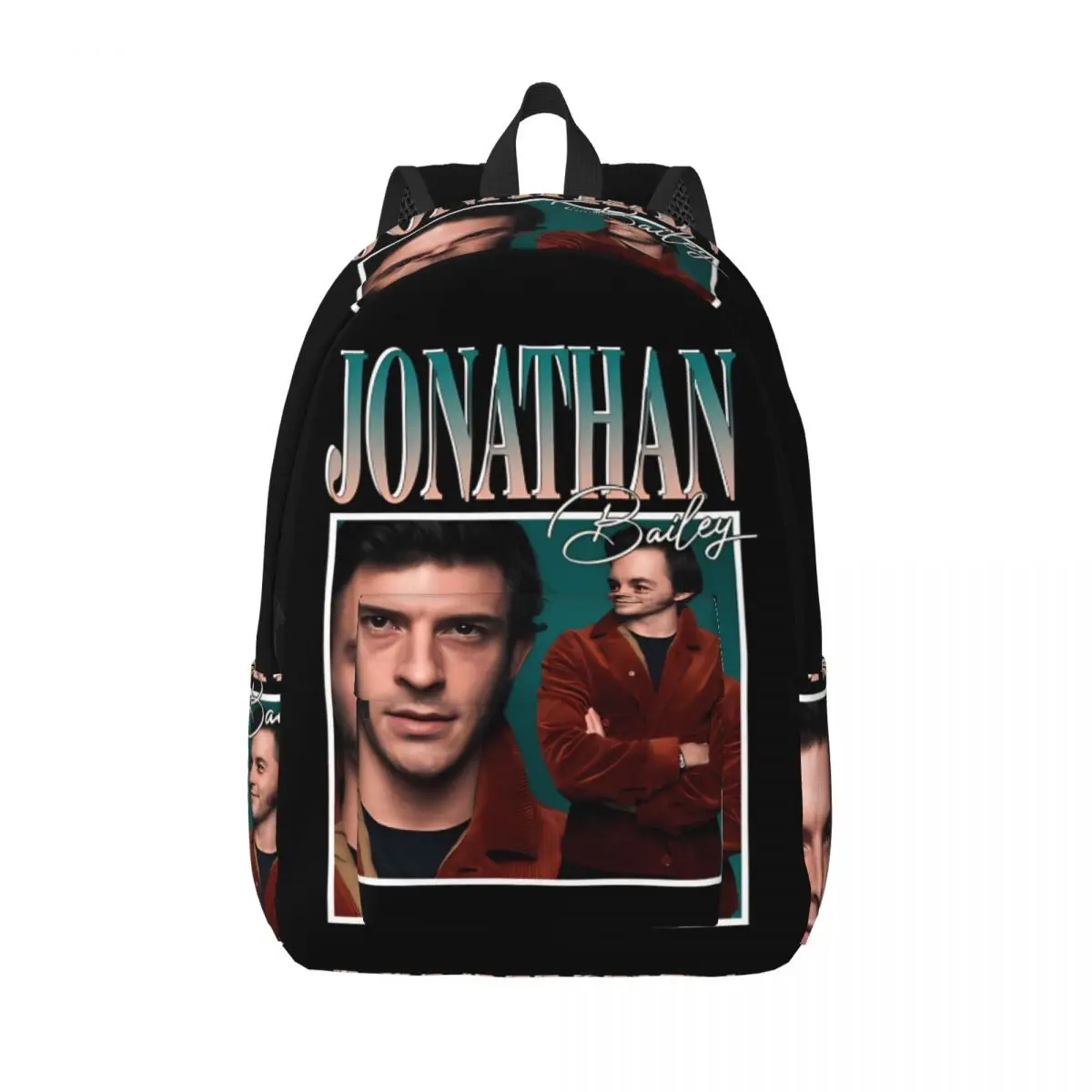 Jonathan Bailey Actor Backpack Elementary High College School Student Bookbag Teens Daypack Sports