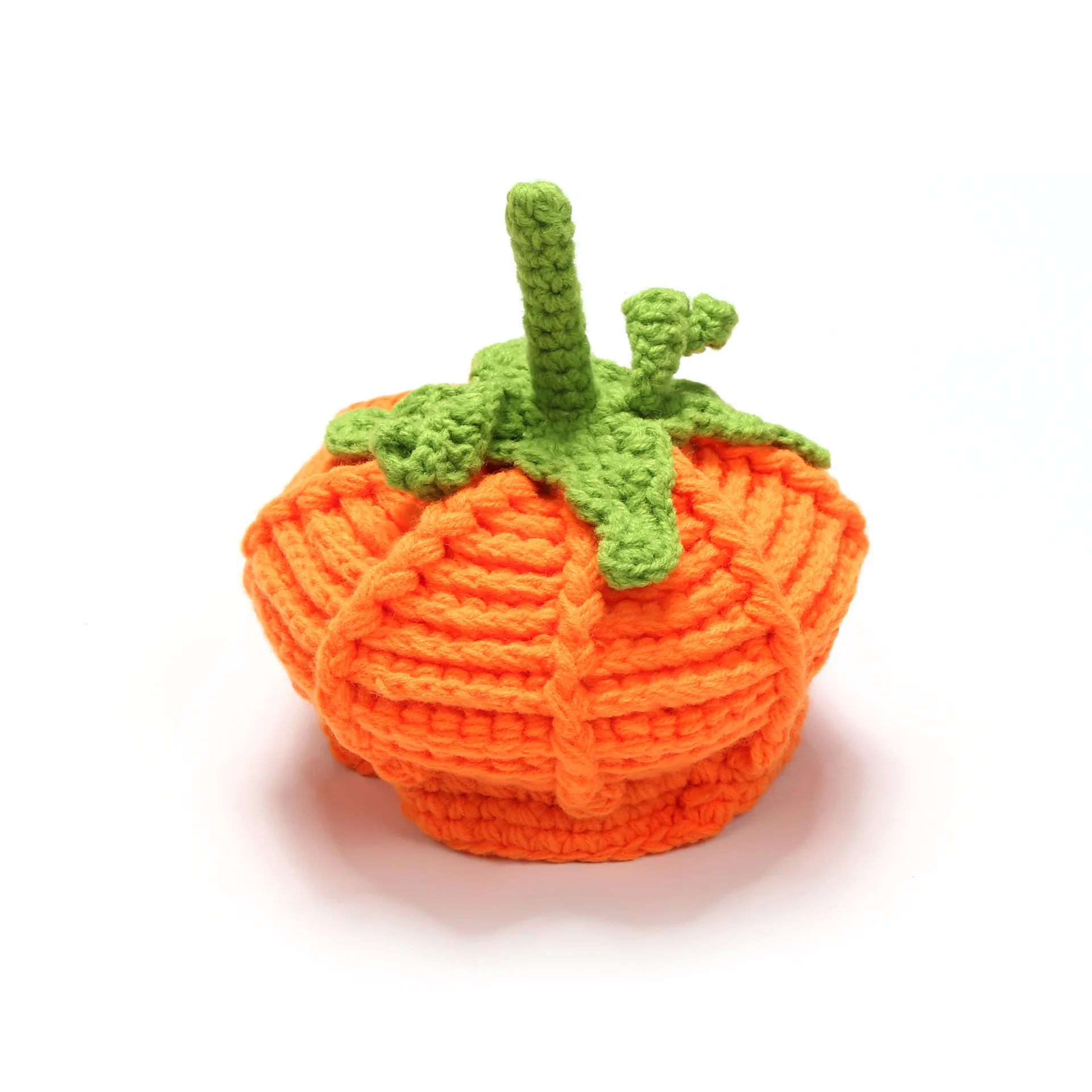 Halloween Gift Pumpkin handmade knitted hat  Autumn and Winter Parent-Child Knitted Hat Warm Belle Hat Christmas Party Hats