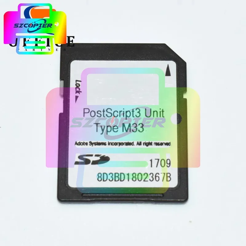 Postscript 3 Unit Type M33 support for Ricoh MP C2004ex MP C2504ex C3004ex C4504ex  C3504ex C6004ex PS3 Card Chip