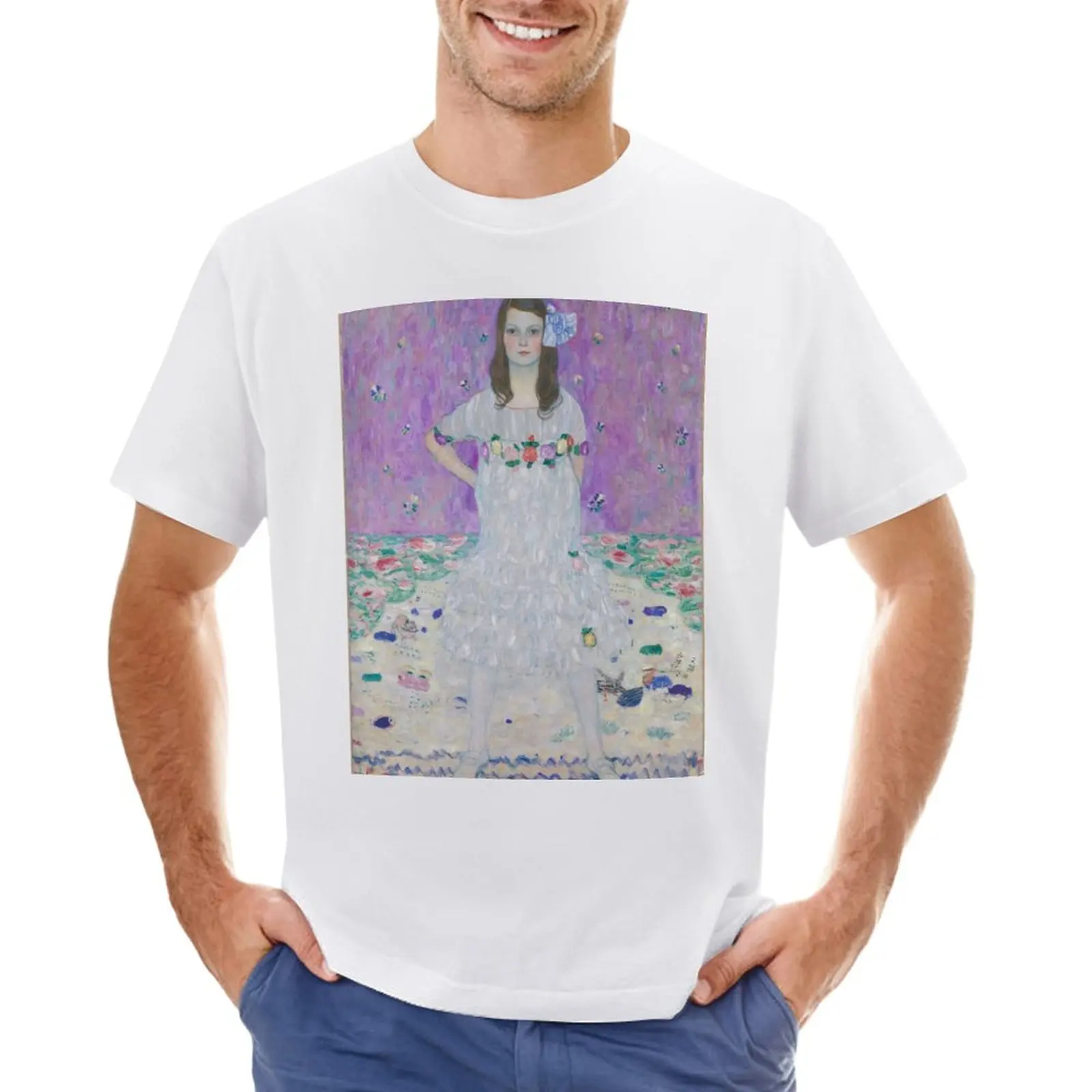 

Mada Primavesi - Gustav Klimt Painting T-Shirt Blouse quick drying customizeds vintage clothes black t shirts for men