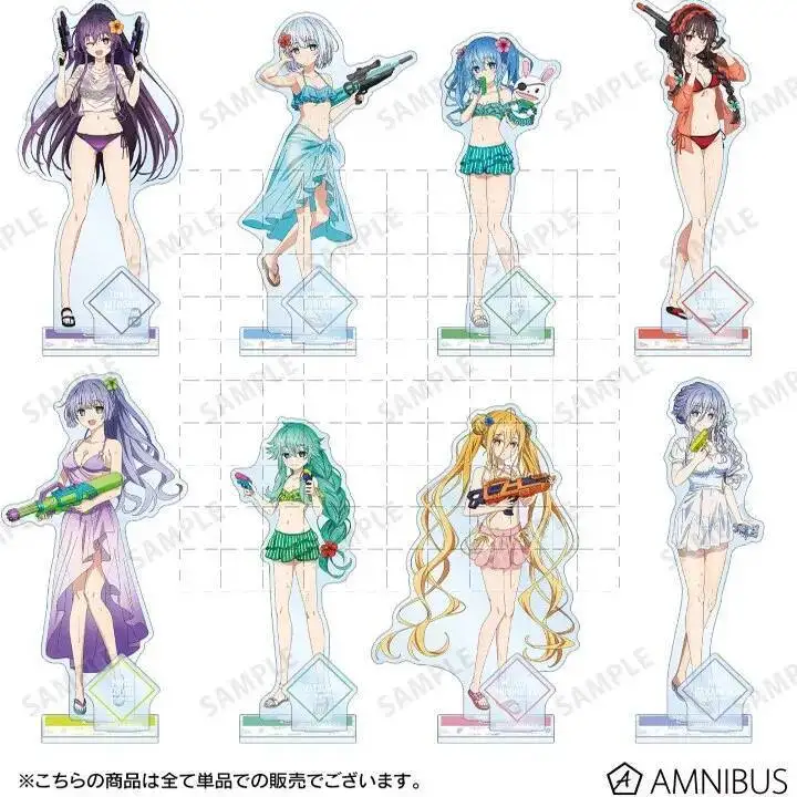 

2026 HOT Tokisaki Kurumi Swimsuit Itsuka Kotori‌ Tobiichi Origami‌ Acrylic Desktop Ornament Props Model Display Stand Decoration