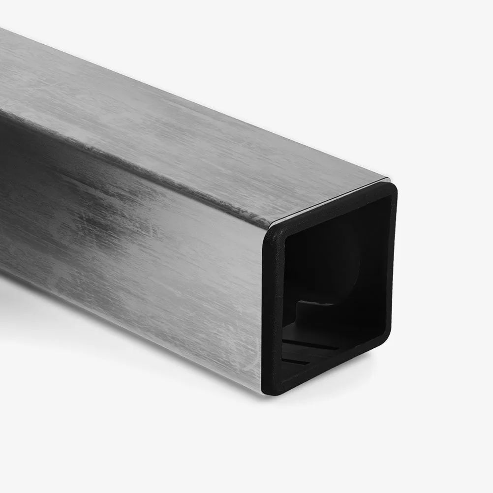 

6pcs Hollow Square Tube Sleeve: Inner Slide Adapter For Fitness Equipment Durable Bushing Low Friction Pressure Distribution