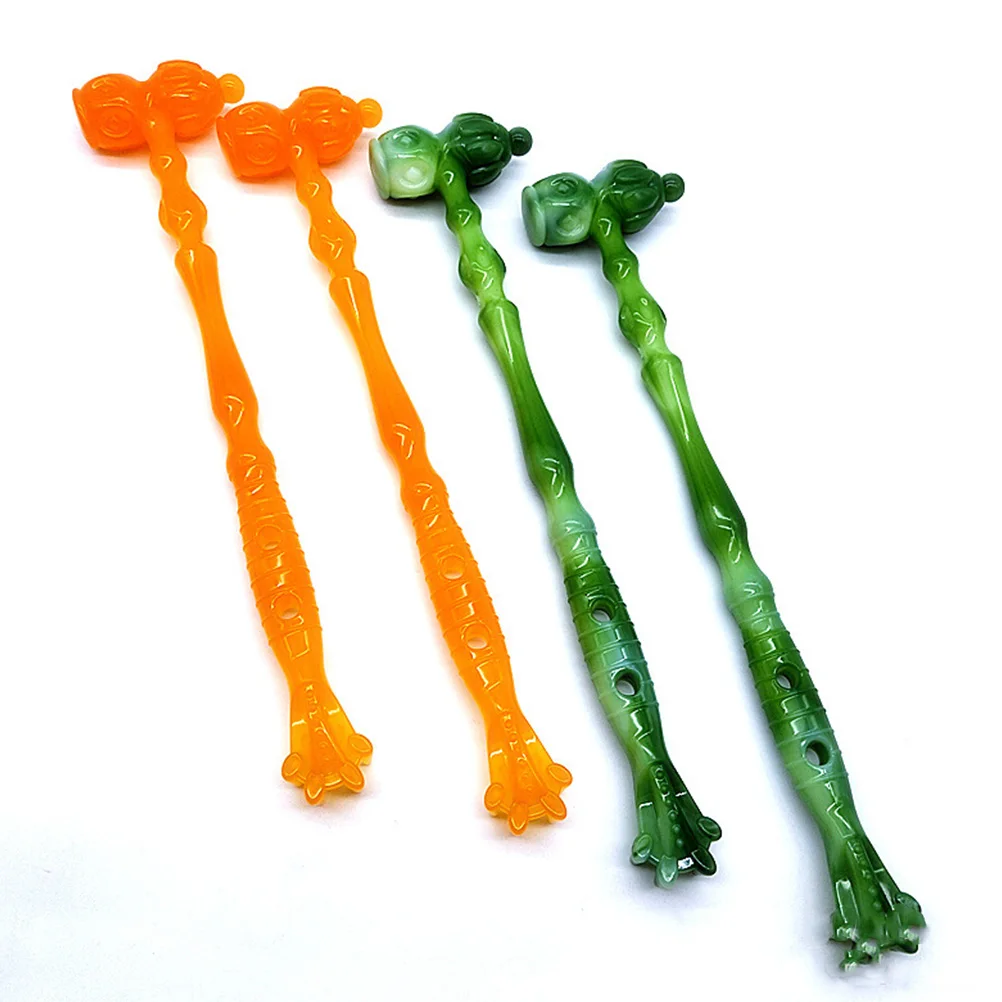 

4Pcs Massage Hammers Multipurpose Gourd Shape Back Scratchers Handheld Body Massagers Promote Blood Flow Relieve Muscle