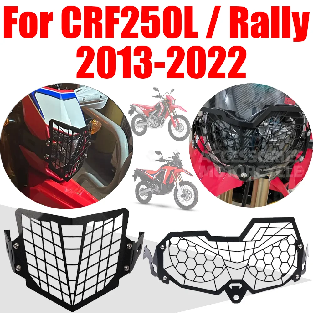 

For Honda CRF250L CRF250M CRF250 Rally CRF 250 L M CRF 250L 250M 2013 - 2022 Accessories Headlight Guard Protector Grille Cover