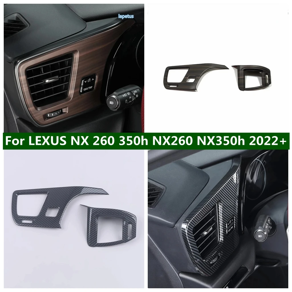 Front Dashboard Upper Air Outlet AC Vent Decoral Frame Cover Trim For LEXUS NX 260 350h NX260 NX350h 2022 2023 Car Accessories