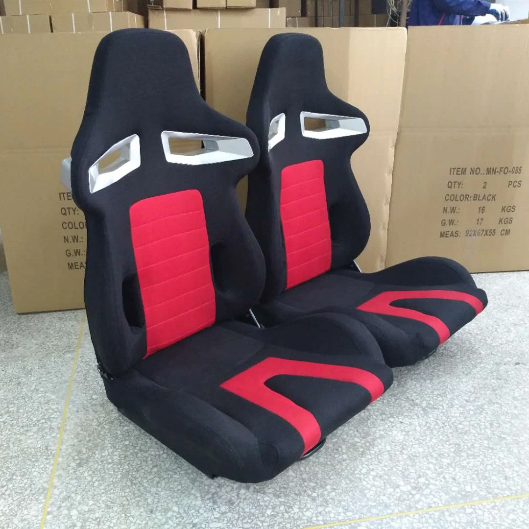 1069 Red Mixed With Black Universal Vehicle Slider Simulator Gaming Station Adjustable Sim Bucket Racing Seats - view 3