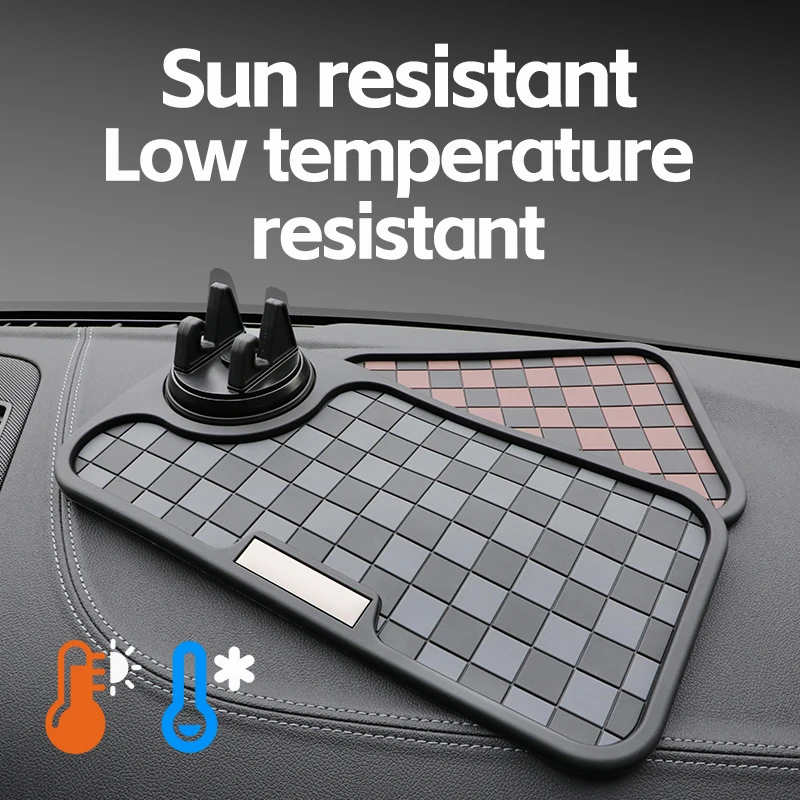 

Car Anti-skid Pad, Phone Holder, Car Storage Pad, Dashboard Center Console, Car Phone Anti-skid Rubber Pad, High Tempera
