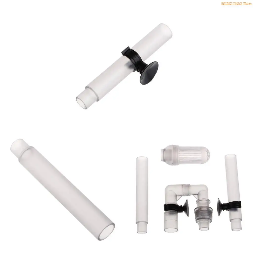 K1AE Canister Filters Intakes Inlet Tube Set Fish Tanks External Filter Replacement Accessories with Strong Suction Cups