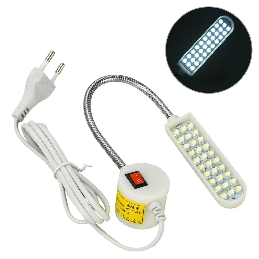 30 LED Industrial Sewing Machine Lighting Lamp Clothing Machine Accessories Work Light 360° Rotation LED Lights With Magnets