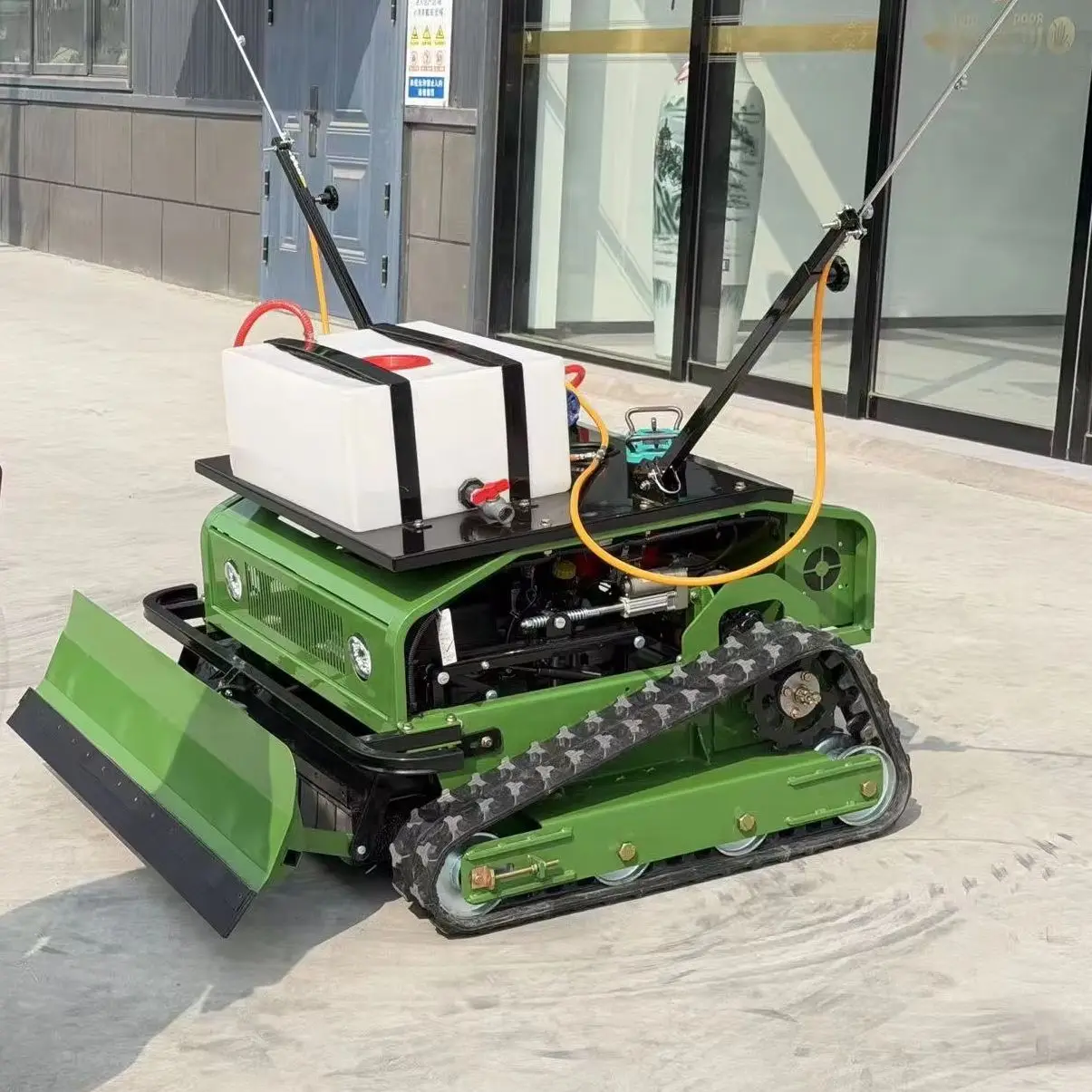 

ZNW-800S Four Stroke Remote Control Grass Cutter 800mm Cutting Width Zero Turn All Terrain Mower With Snow Shovel And Sprayer