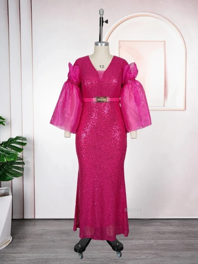 فساتين إفريقية للنساء أنيقة لحفلات الزفاف موضة إسلامية عبايات Dashiki رداء قفطان فستان طويل ماكسي تركي أفريقيا 2026 جديد